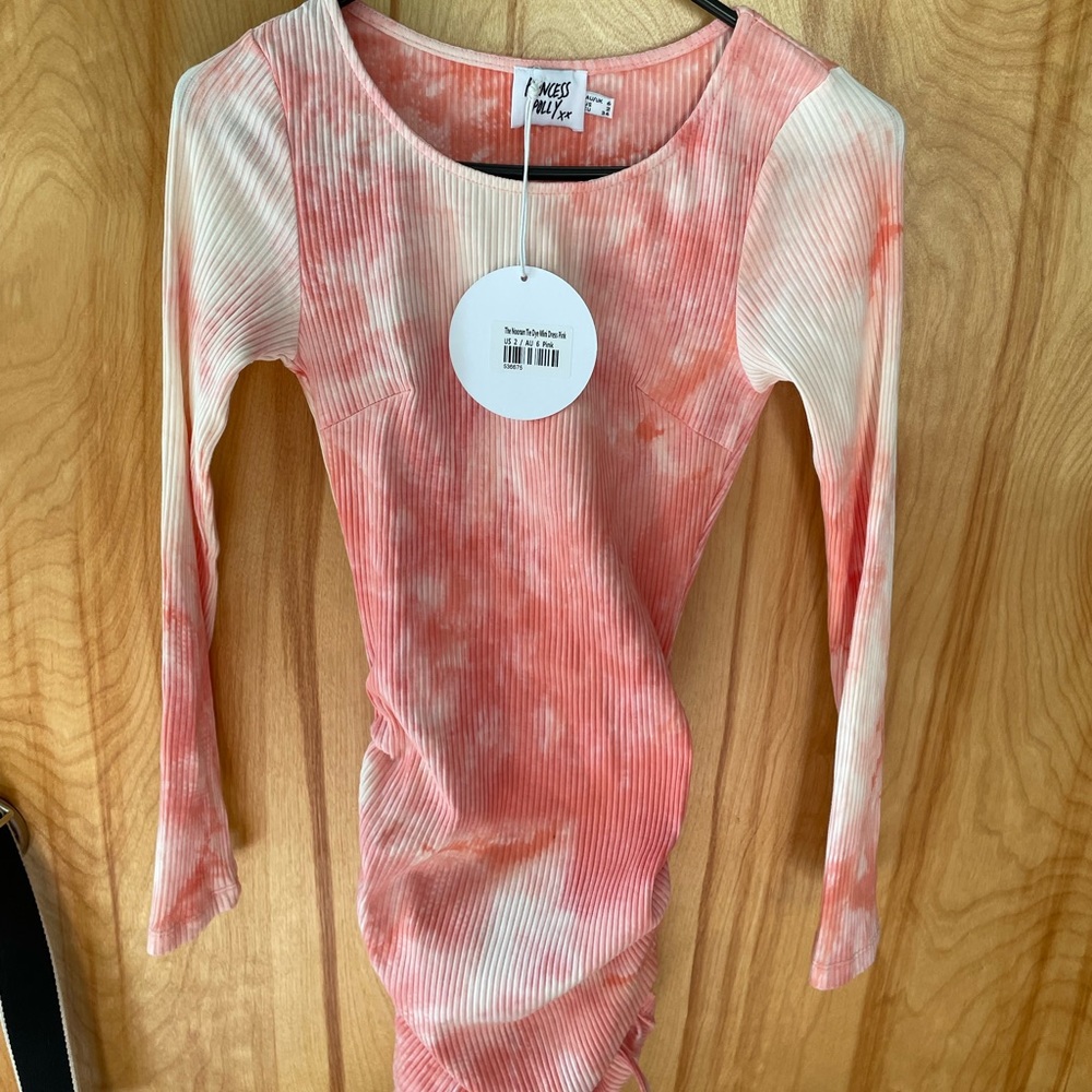 Pink tie dye dress!
